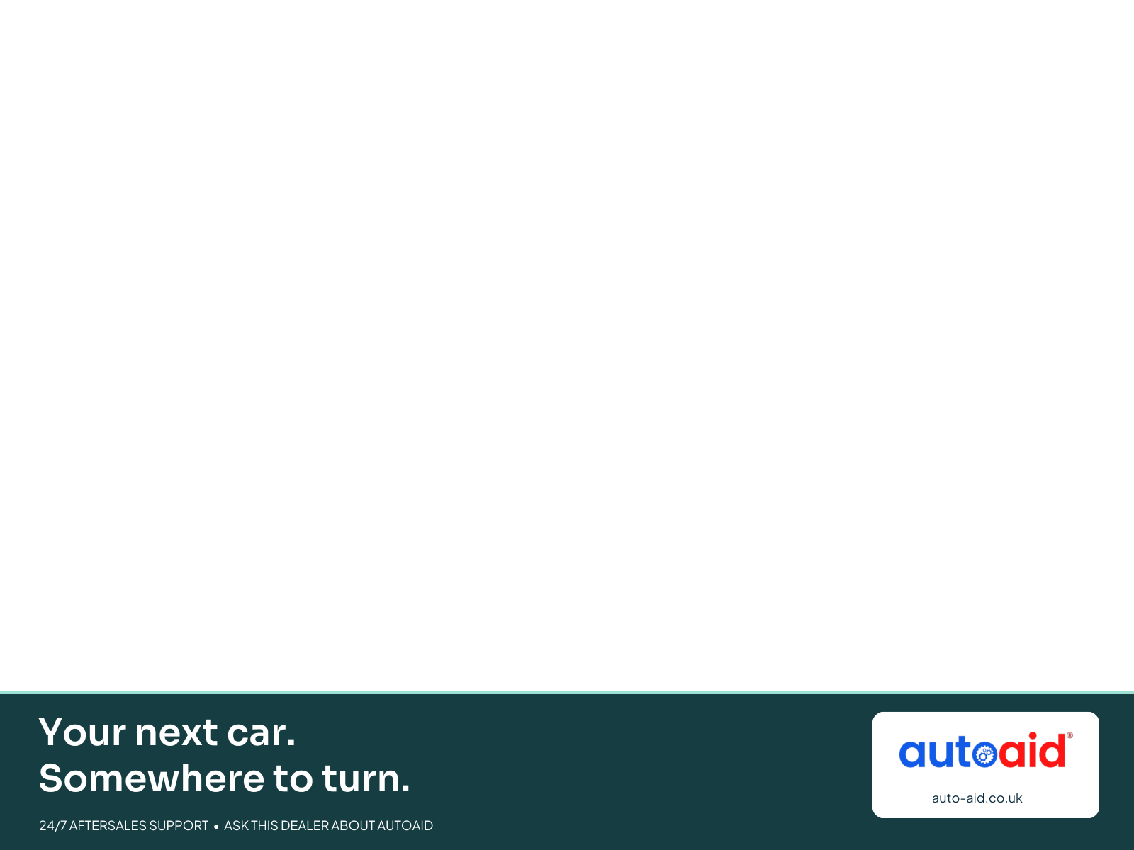 Overlay: Your next car. Somewhere to turn.